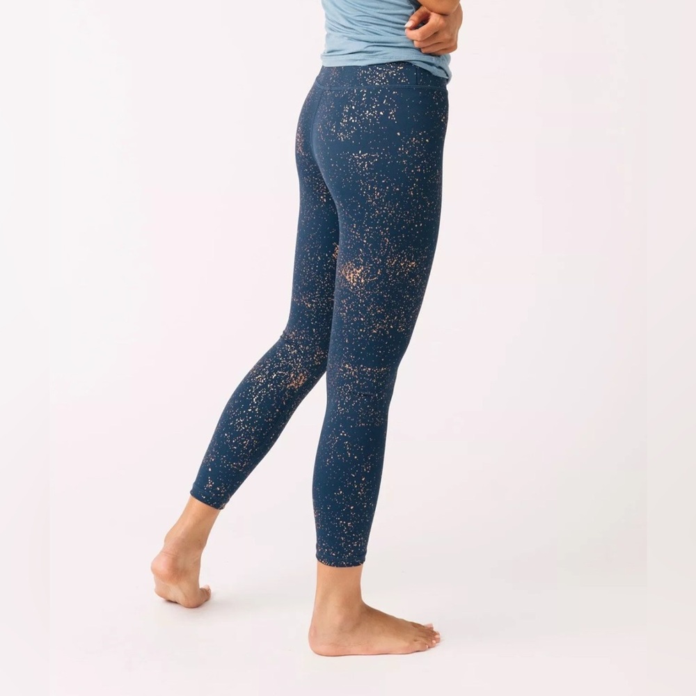Zyia Stay Gold Light n Tight Hi-Rise 7/8 24” size 8-10